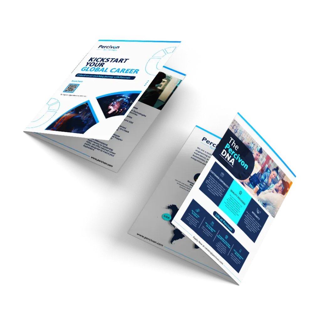 Percivon Technologies Brochure Design by Top Branding Agency in Mumbai