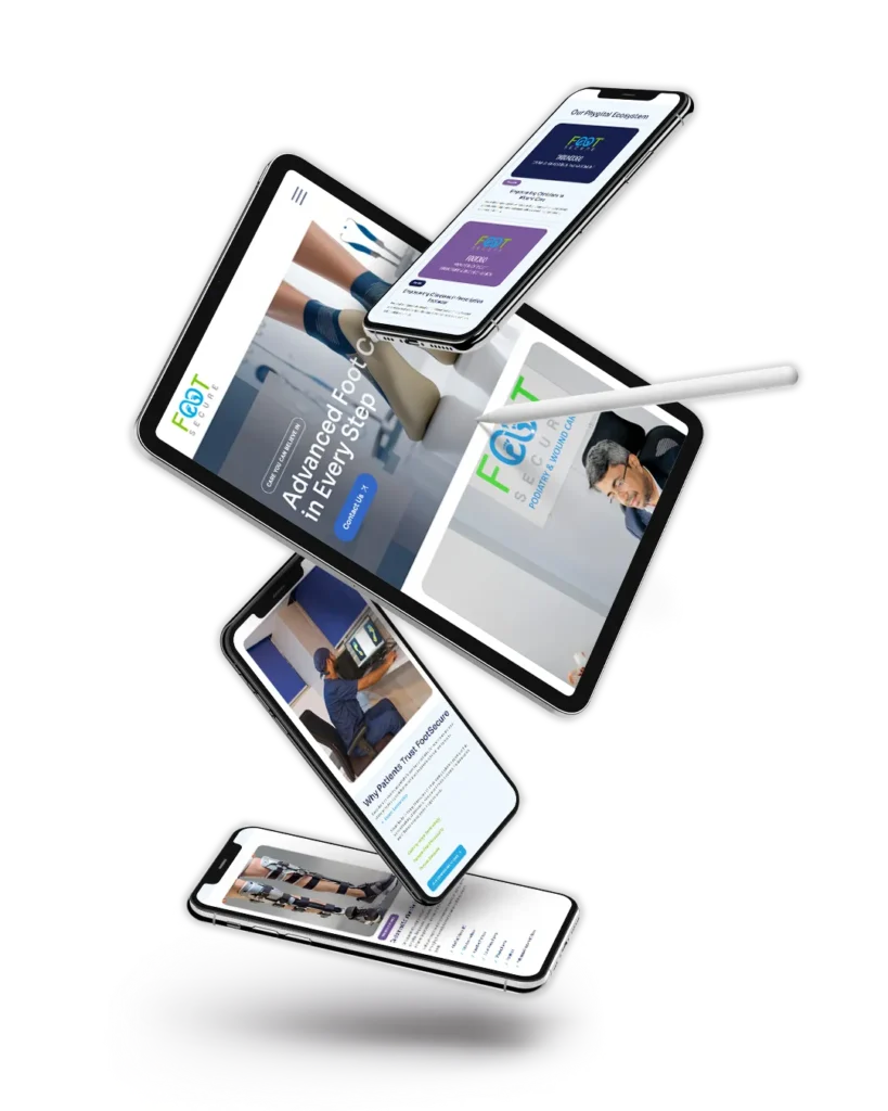 Footsecure Podiatry Clinic Bangalore Website by TOP digital agency in mumbai