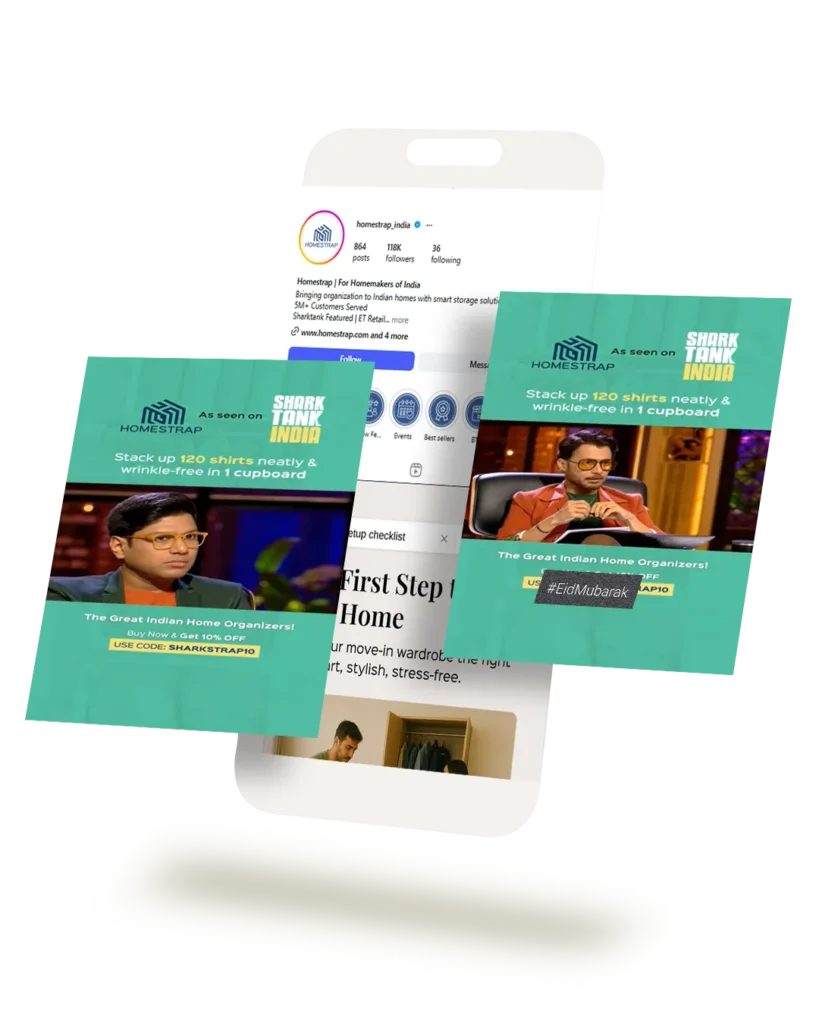 Social media for homestrap shark tank funding