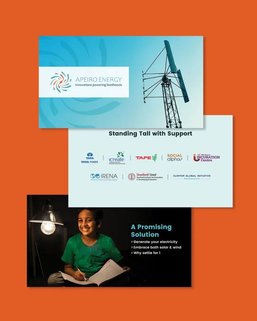 Apiero Energy Pitch Deck by top branding agency in mumbai