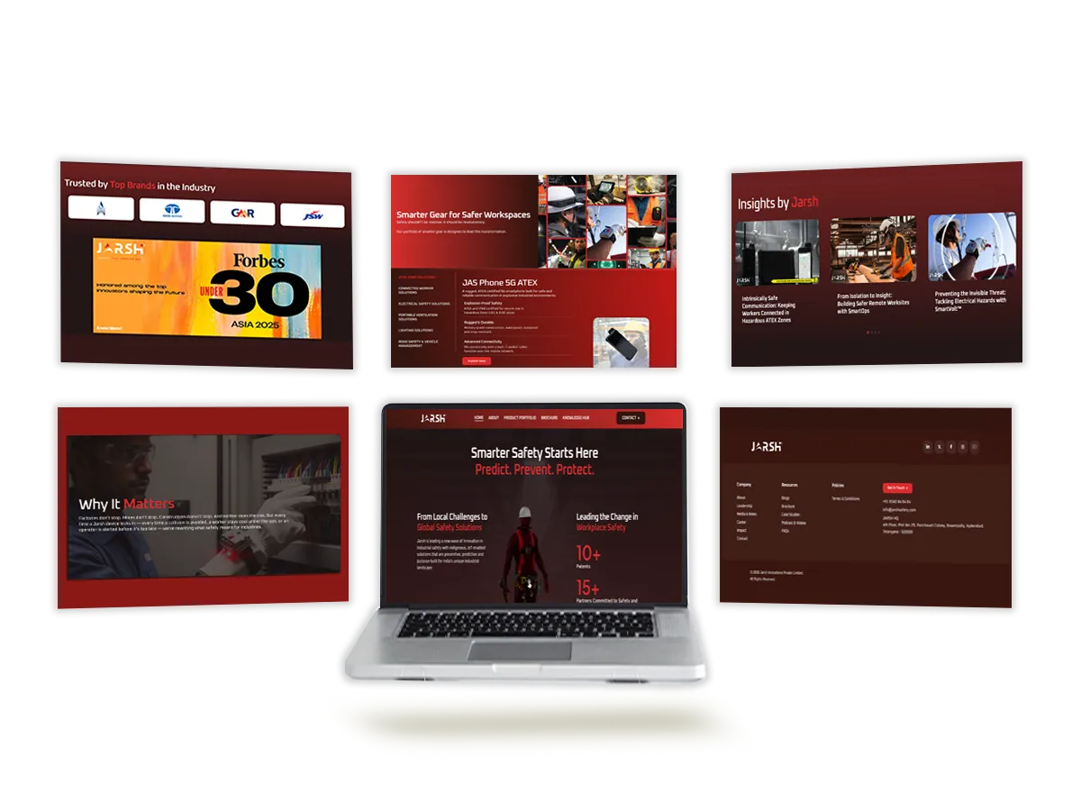 Industrial Equipment B2B Website by TOP Digital Agency Mumbai