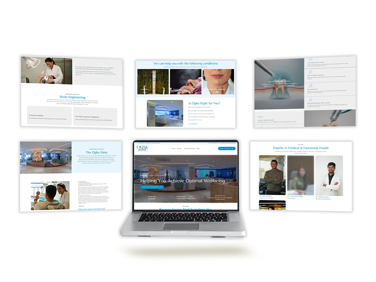 Ogha Wellness Centre Website by TOP Digital Agency Mumbai