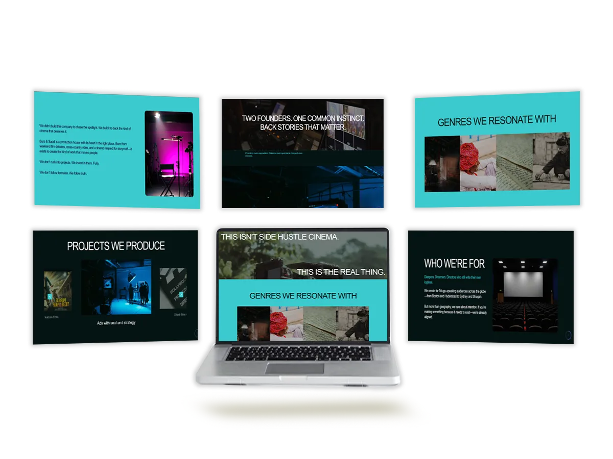 Bura & Saddi Movie Production Website by TOP Digital Agency Mumbai