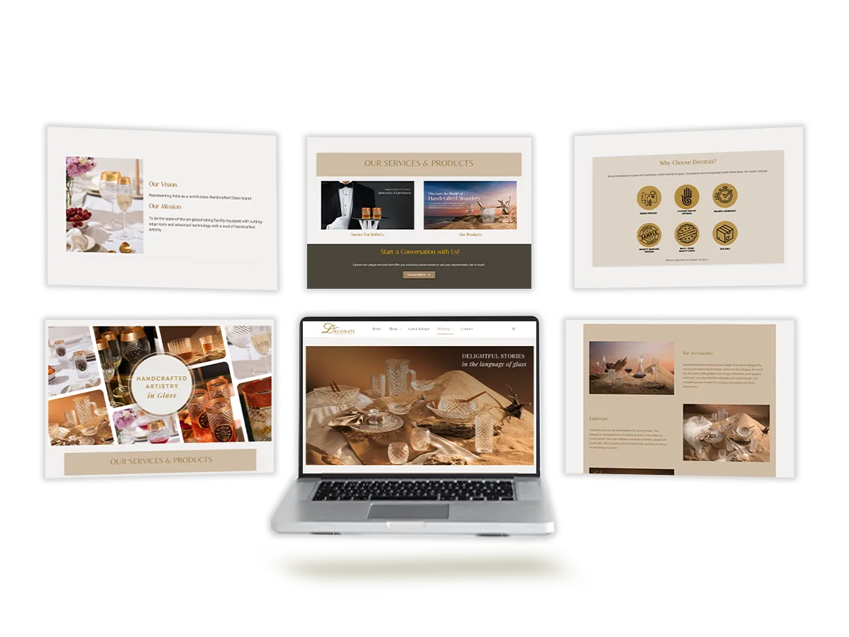 Decorati Personal Designed B2B Website by TOP Digital Agency Mumbai