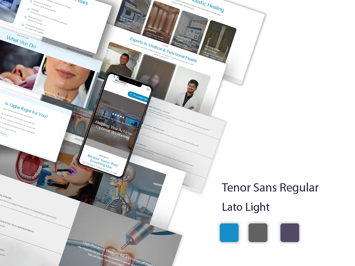 Ogha Wellness Centre Website by TOP Digital Agency Mumbai