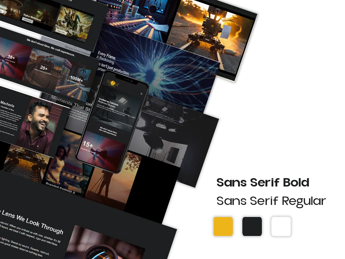 MJM Movie Production Website by TOP Digital Agency Mumbai