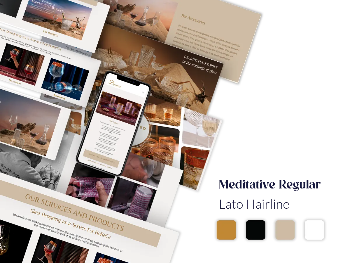 Decorati Personal Designed B2B Website by TOP Digital Agency Mumbai