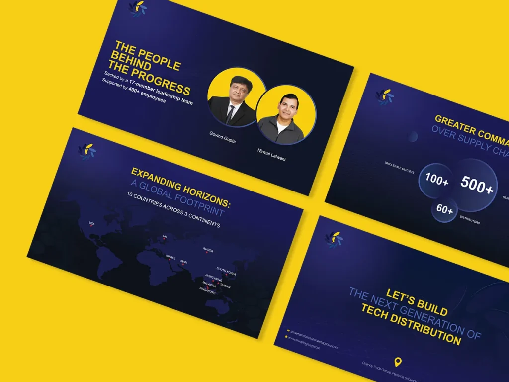 Shweta Computers Legacy Pitch Deck by top branding agency in mumbai