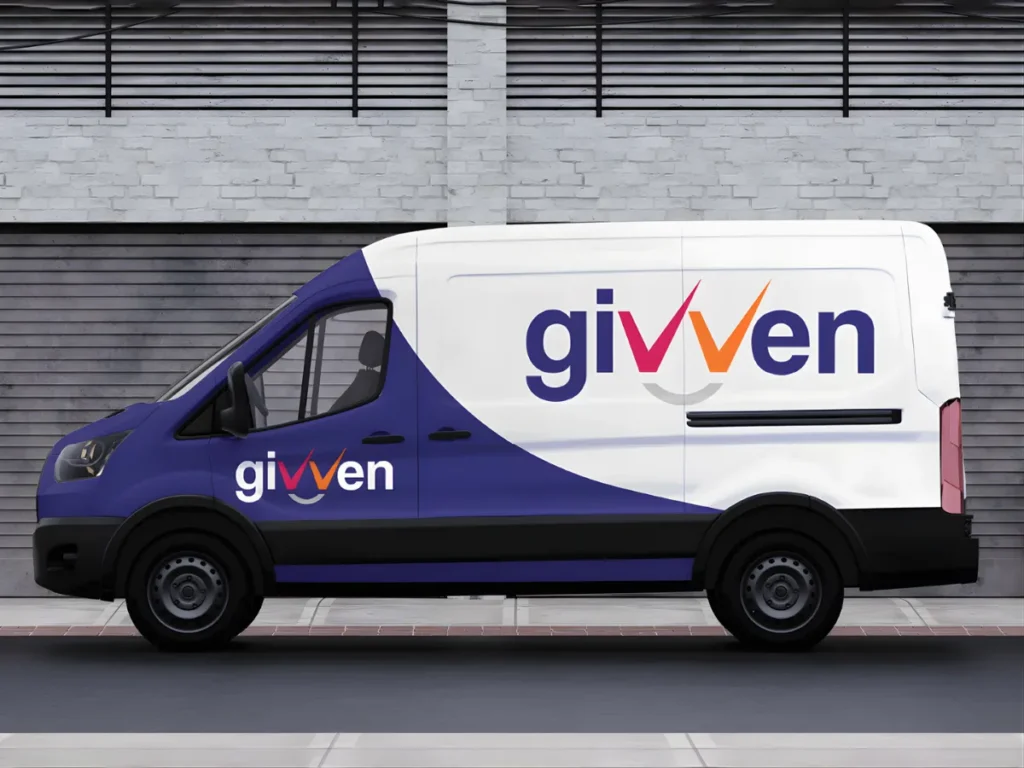 Givven Brand identity design for logistics company best in mumbai