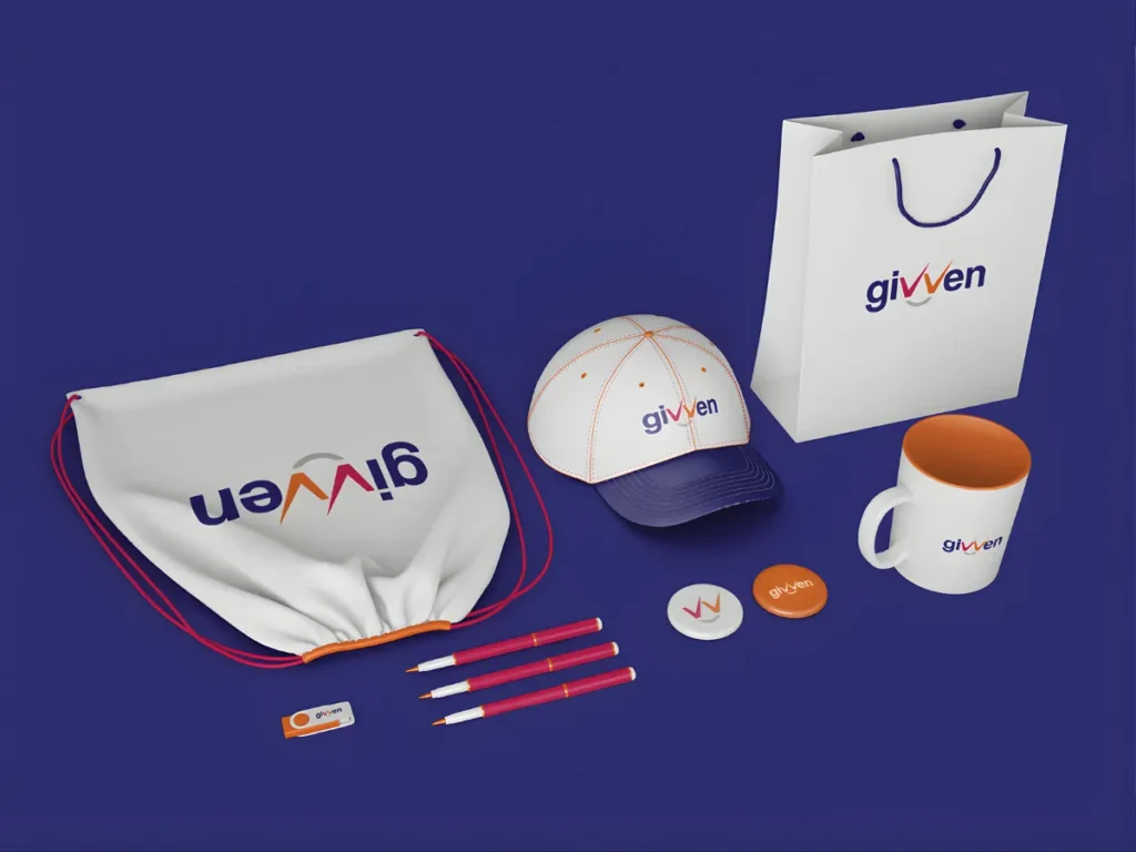 Givven Brand identity design for logistics company best in mumbai