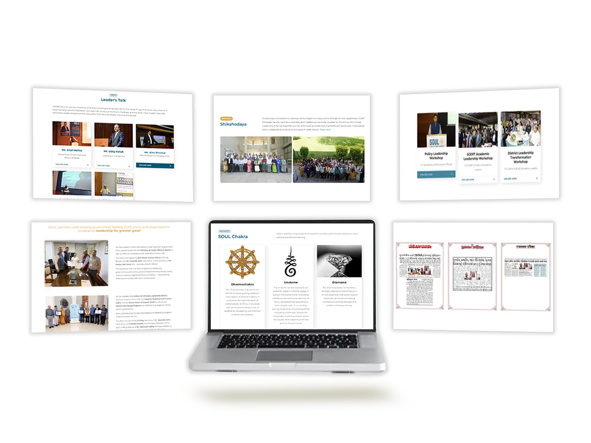 SOUL Institutional Education Website by TOP Digital Agency Mumbai