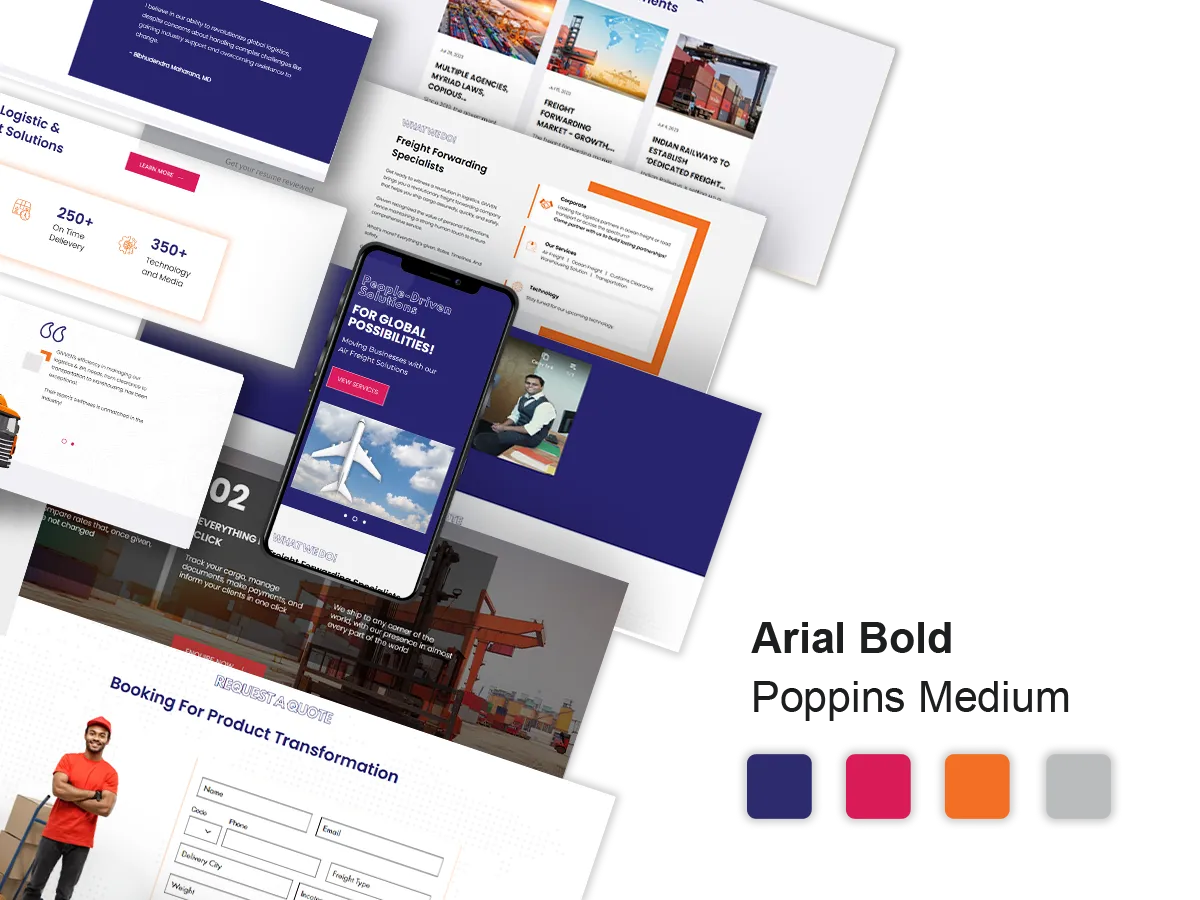 Givven Logistics Website by TOP Digital Agency Mumbai
