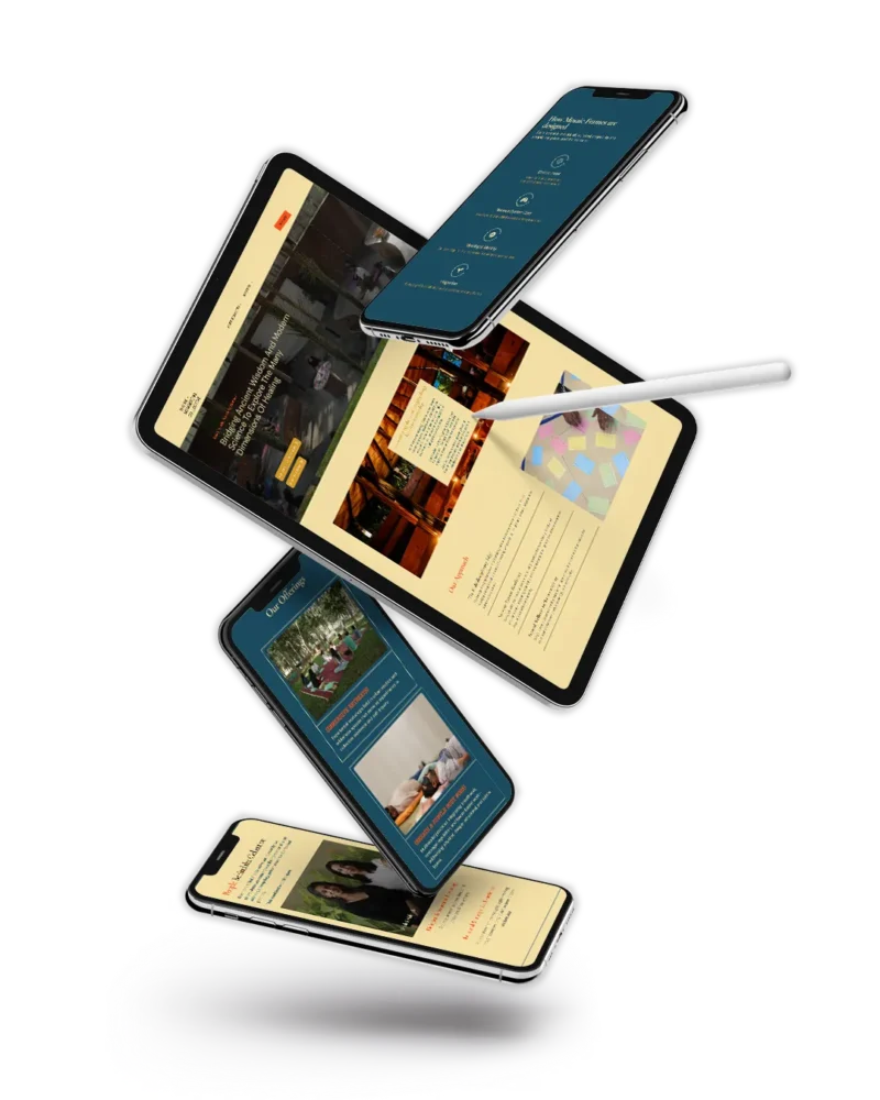 website design for wellbeing practices