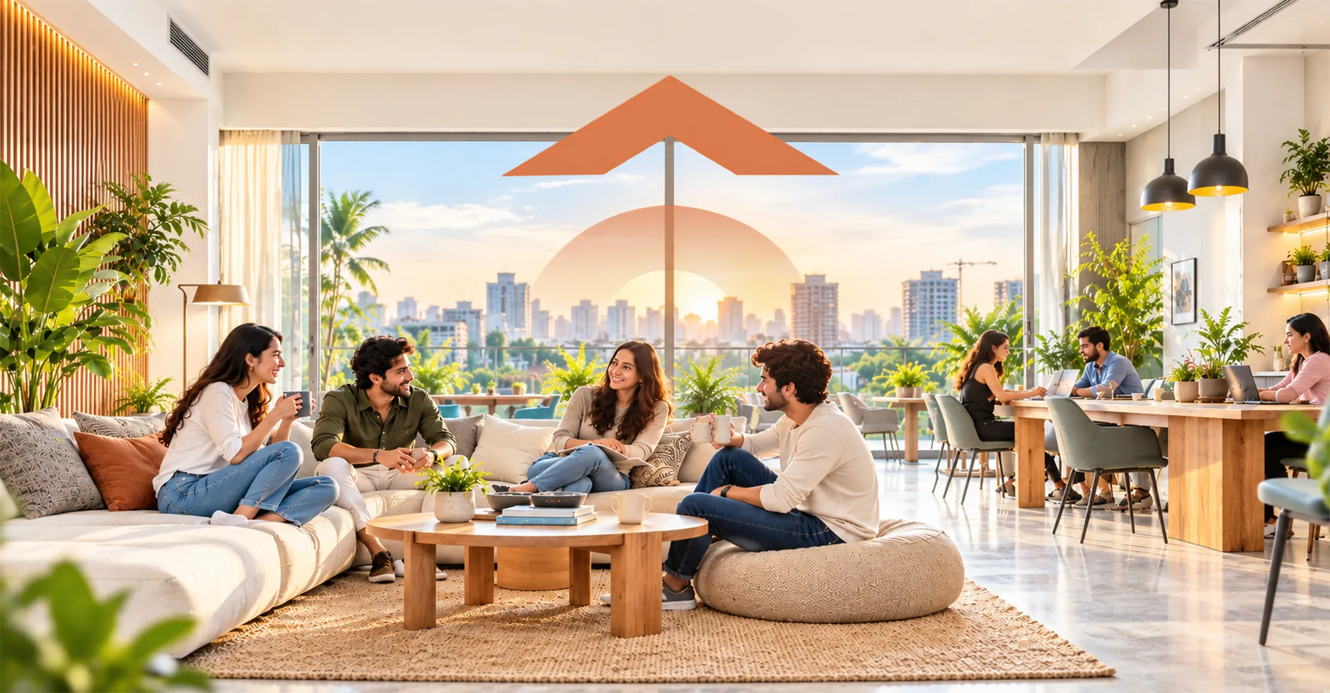 co-living website design