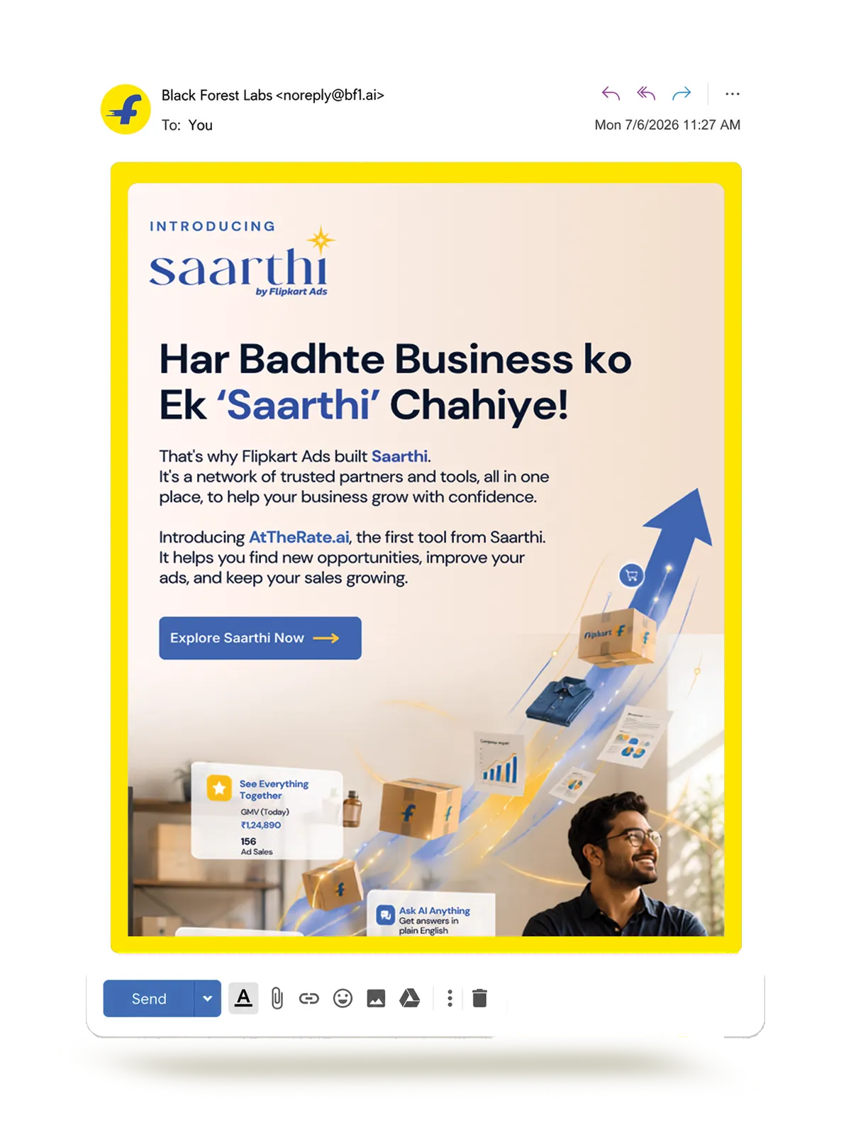 emailer and banner design